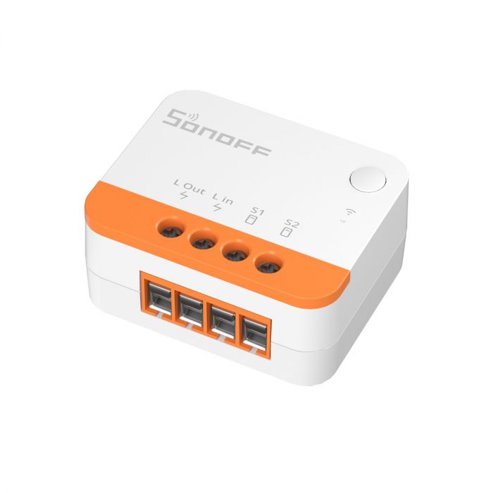 SONOFF ZBMINI Extreme ZBMINIL2 超迷你型單火線(免中性線)1in/1out智慧開關(1個乾接點輸入/1個繼電器輸出)Zigbee版