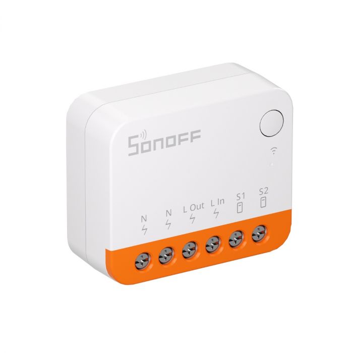 SONOFF MINIR4 超迷你1in/1out智慧開關(一個乾接點輸入/一個繼電器輸出)Wi-Fi版、eWeLink-Remote版