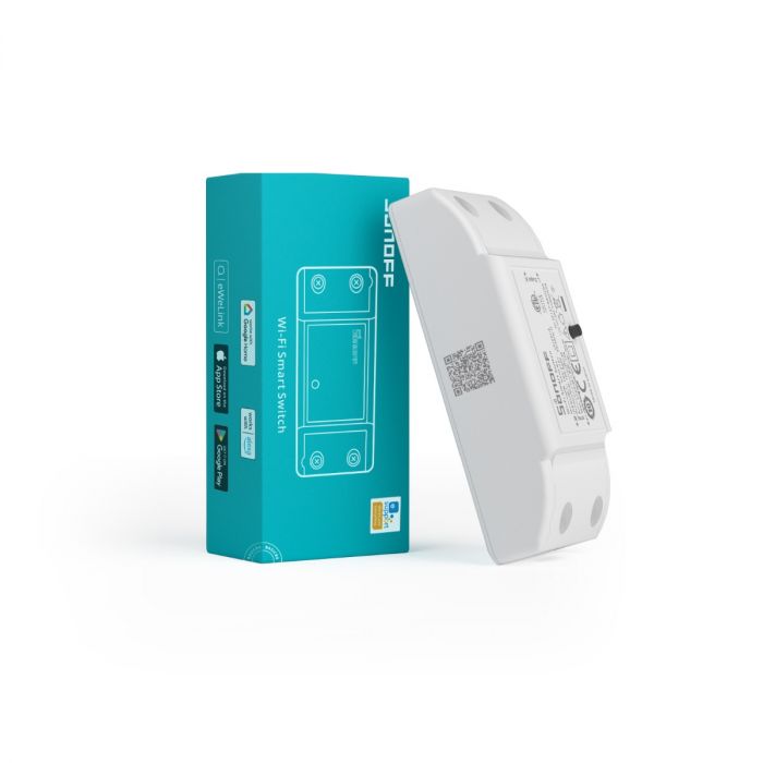 SONOFF BASICR4 入門型第四代 1in / 1out 智慧開關(1個按鍵輸入/1個繼電器輸出)WI-FI版、eWeLink-Remote版
