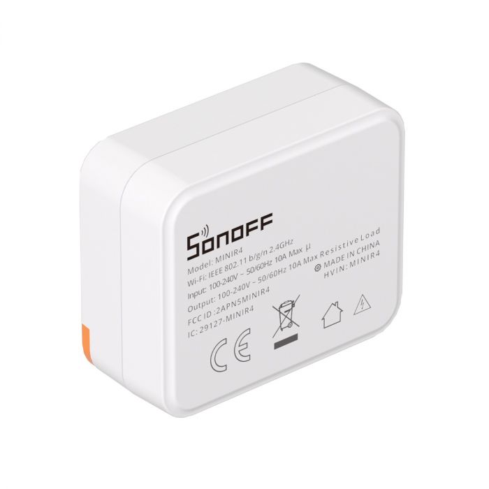 SONOFF MINIR4 超迷你1in/1out智慧開關(一個乾接點輸入/一個繼電器輸出)Wi-Fi版、eWeLink-Remote版