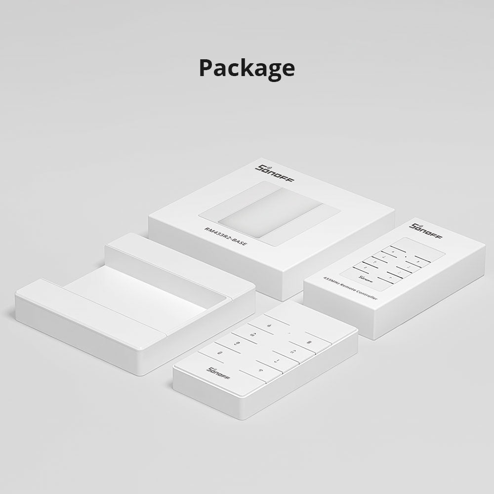 SONOFF RM433R2 Remote Controller with RM433R2-BASE 智慧遙控器含底座