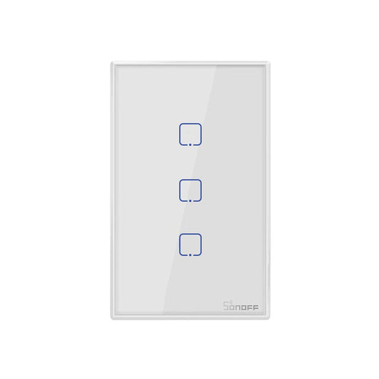 SONOFF T0US3C 美規牆壁型智慧開關WI-FI版三通道