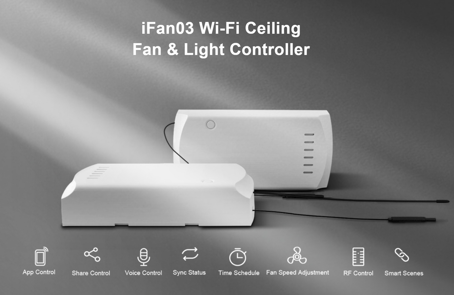 SONOFF IFAN03 吊扇燈智慧開關WI-FI、RF版