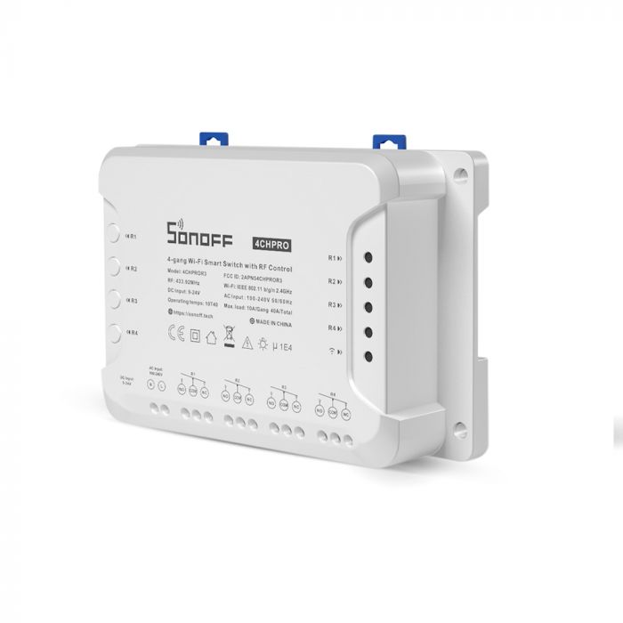 SONOFF 4CHPROR3 智慧開關4in/4out(4個按鍵輸入/4個繼電器輸出)WI-FI、RF版