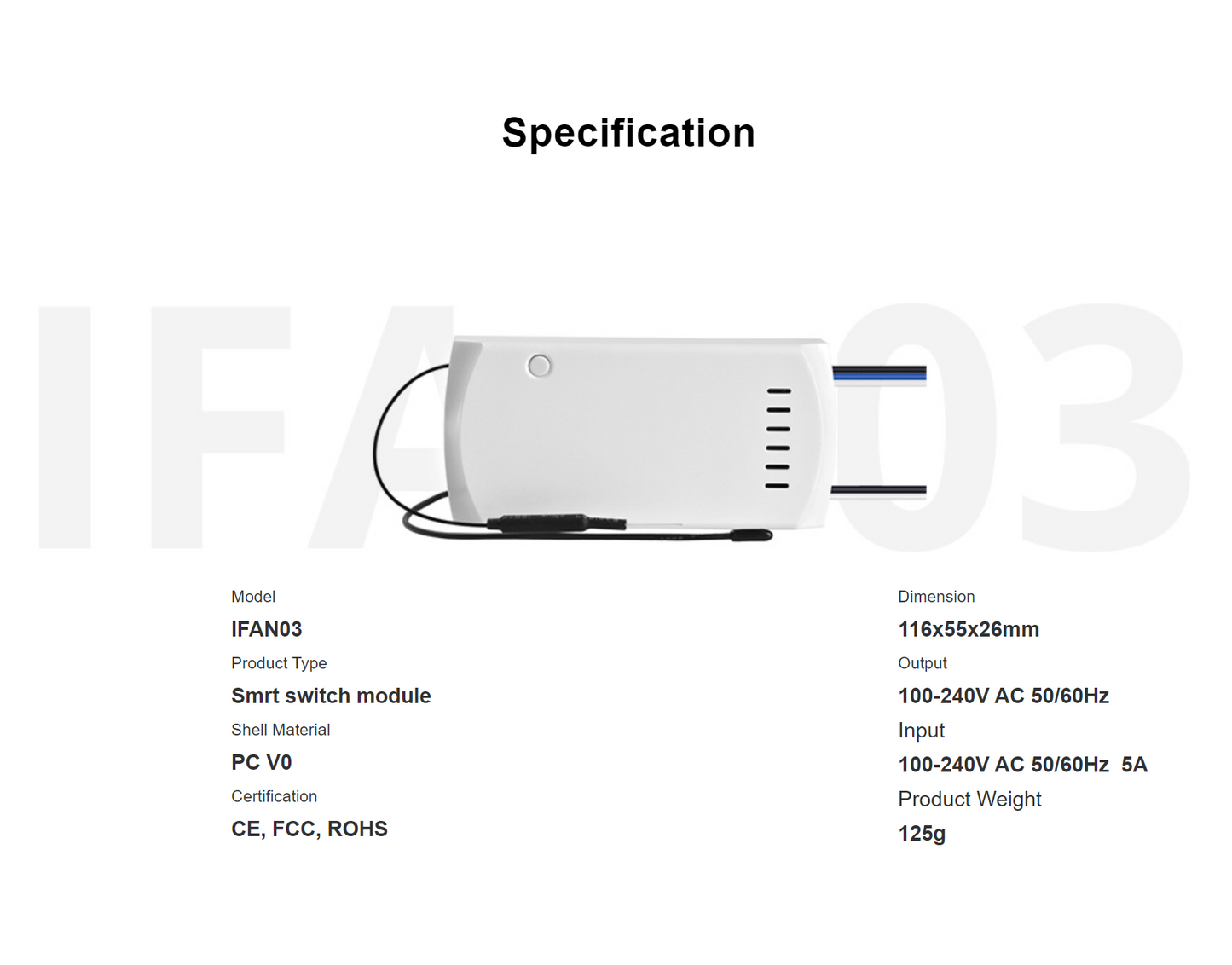 SONOFF IFAN03 吊扇燈智慧開關WI-FI、RF版