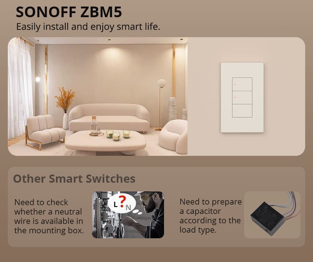 sonoff-zbm5 原廠示意圖