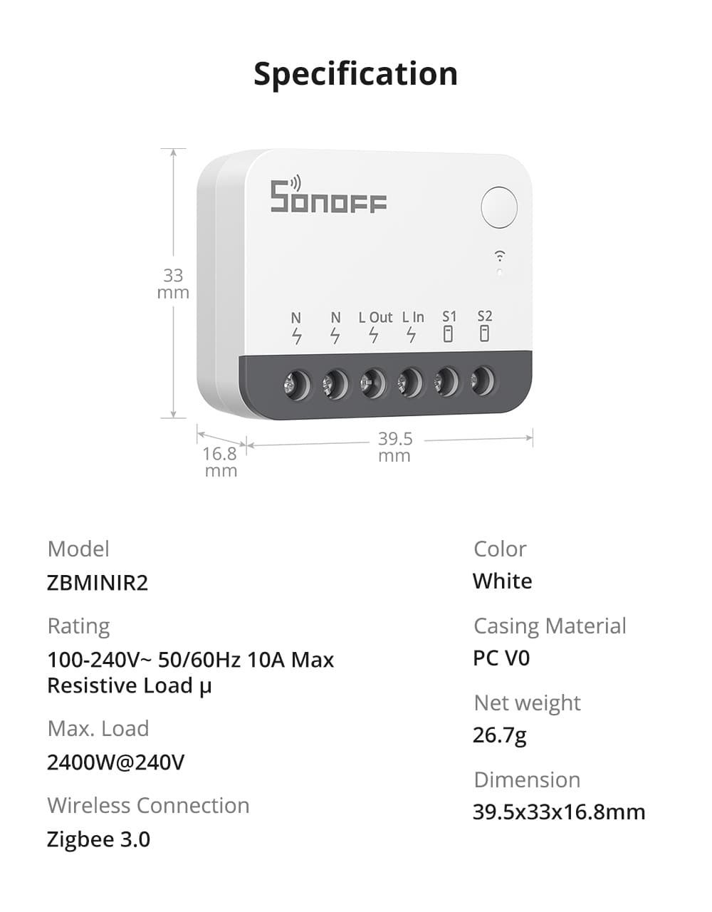sonoff-zbminir2 原廠示意圖