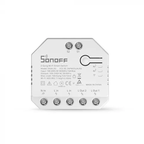 SONOFF DUALR3 雙路智慧開關(含電力監控)